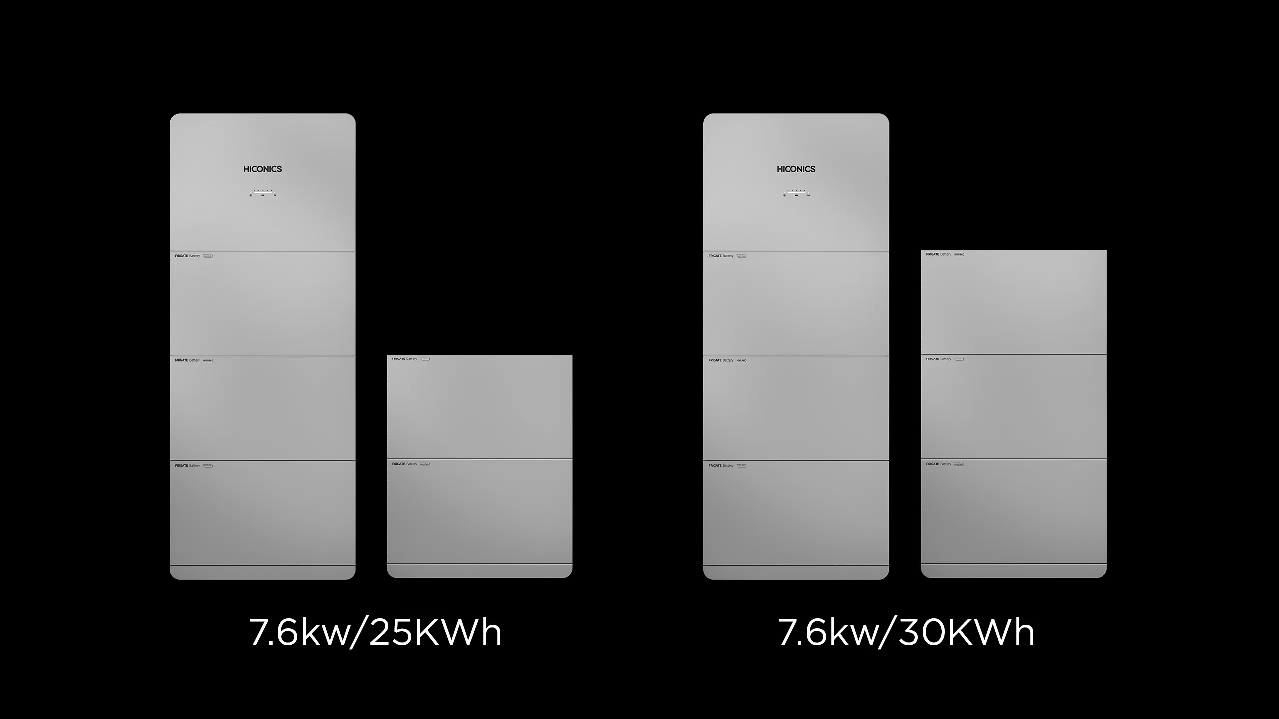 7.6kw/25kwh 7.6kw/30kwh