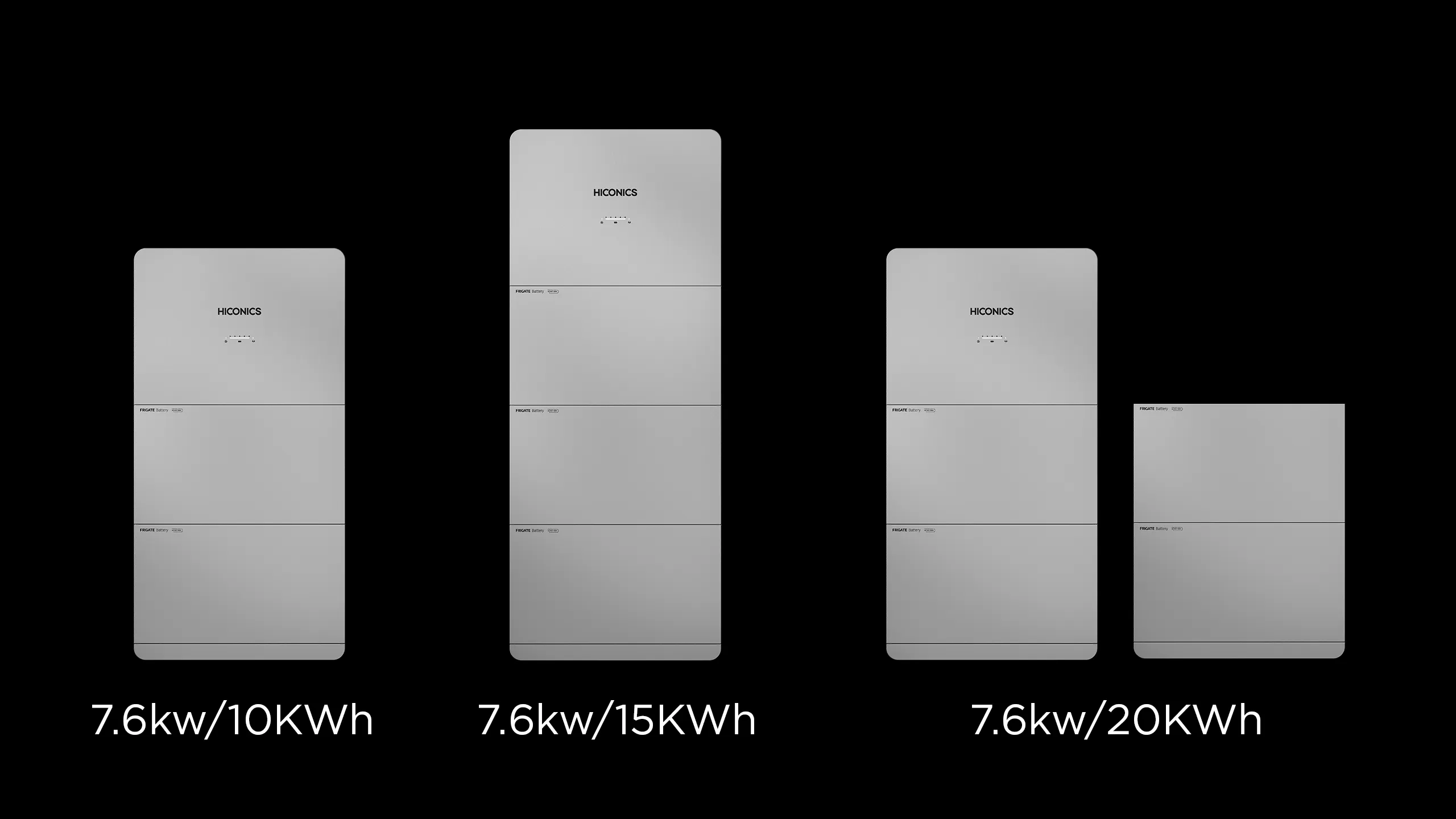 7.6kw/10kwh 7.6kw/15kwh 7.6kw/20kwh