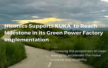 Hiconics Supports KUKA to Reach Milestone in Its Green Power Factory Implementation